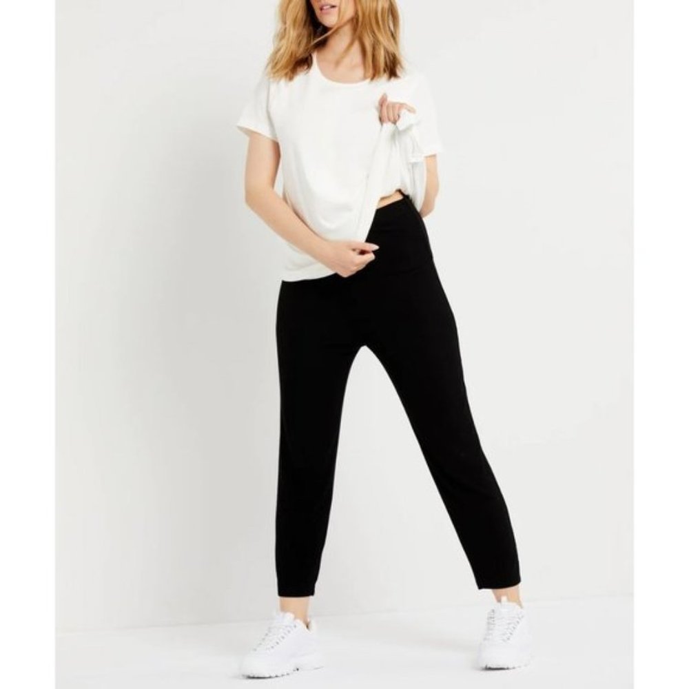 Hatch The Over Under Lounge Pant Black Maternity Postpartum - Size 2